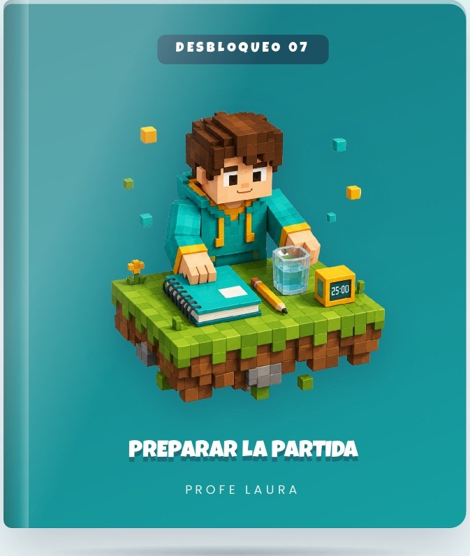 Mini-libro Desbloqueo 07: PREPARAR LA PARTIDA